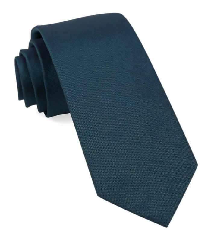 Refinado Floral Tie - Teal, Skinny