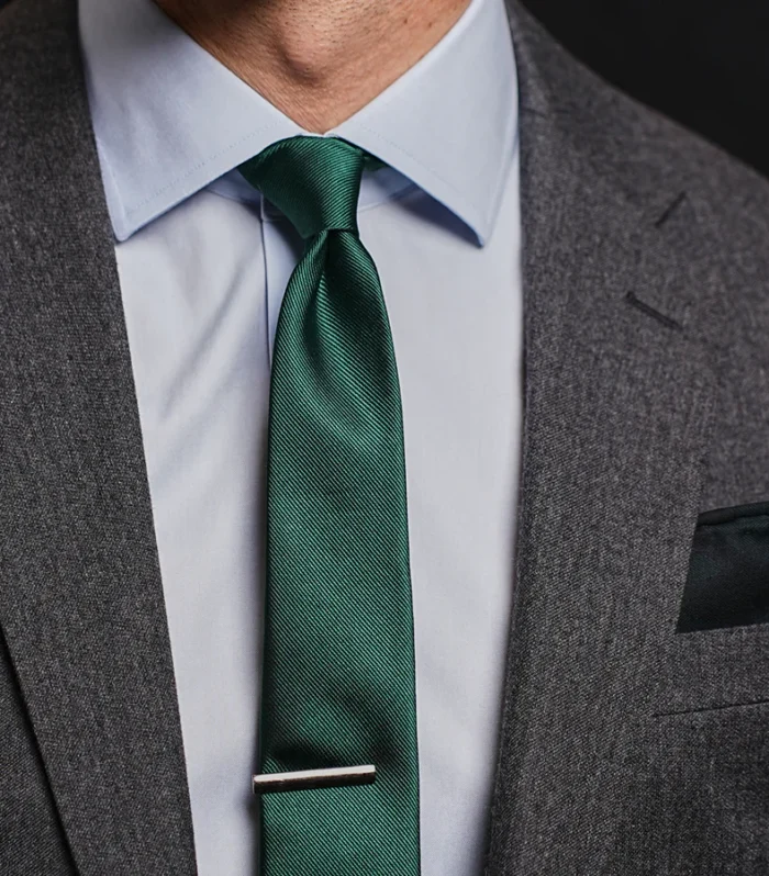 Silver Shot Tie Bar