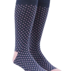 Pindot Black Dress Socks - Image 5