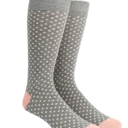 Pindot Black Dress Socks - Image 4