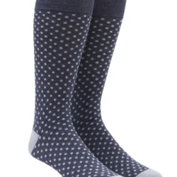 Pindot Black Dress Socks - Image 6