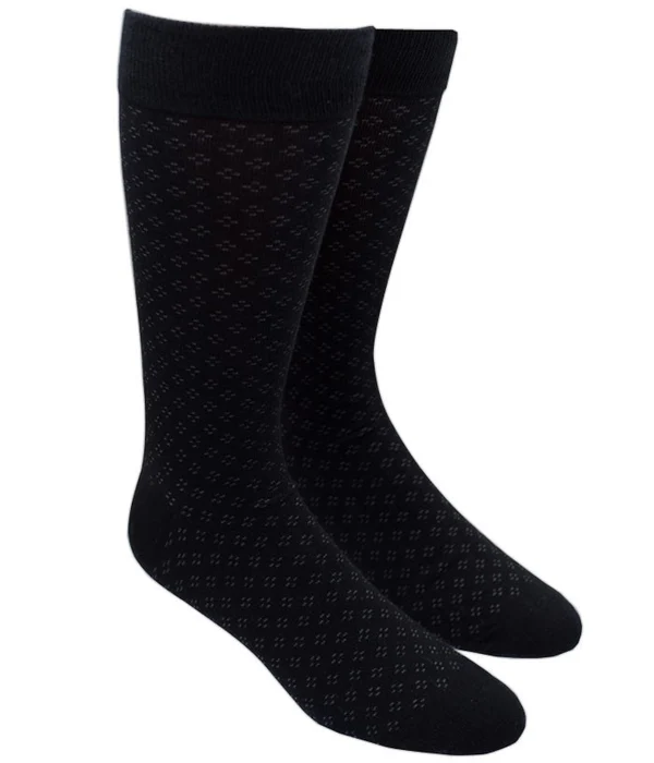 Speckled Dress Socks - Black